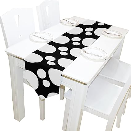 Amazon Com Yochoice Table Runner Home Decor Stylish Cute Black