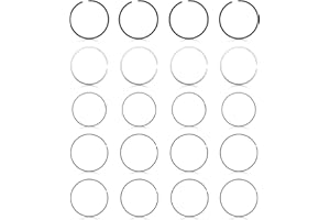 AUTOKAY Engine Piston Ring 20 pcs for Hyundai Sonata Optima Sorento Santa Fe 13-18 2.4L 230402G510