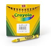 Crayola Crayons in Yellow, Bulk Crayons, 12 Count