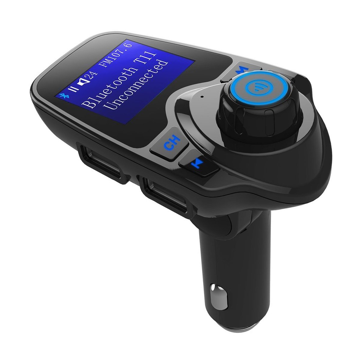 Amazon Com T11 Car Auto Bluetooth Fm Transmitter Wireless Audio Transmitter Car Mp3 Music Player With Separate Power Switch Home Audio Theater