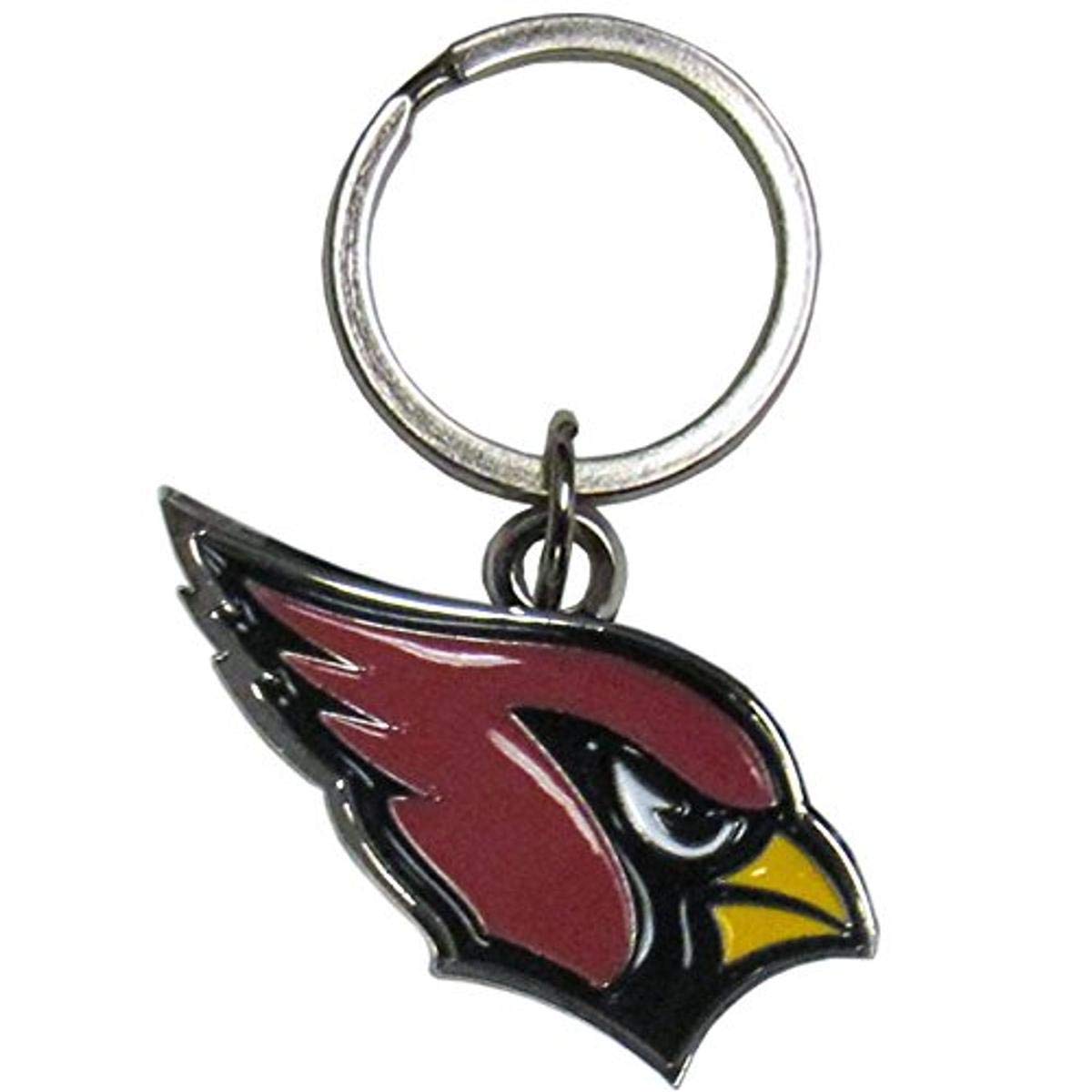 Siskiyou NFL Sports Fan Shop Arizona Cardinals Chrome & Enameled Key Chain One Size Team Colors