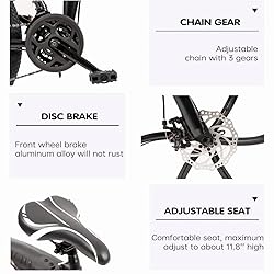 Outroad Folding Mountain Bike Foldable/Unfoldable