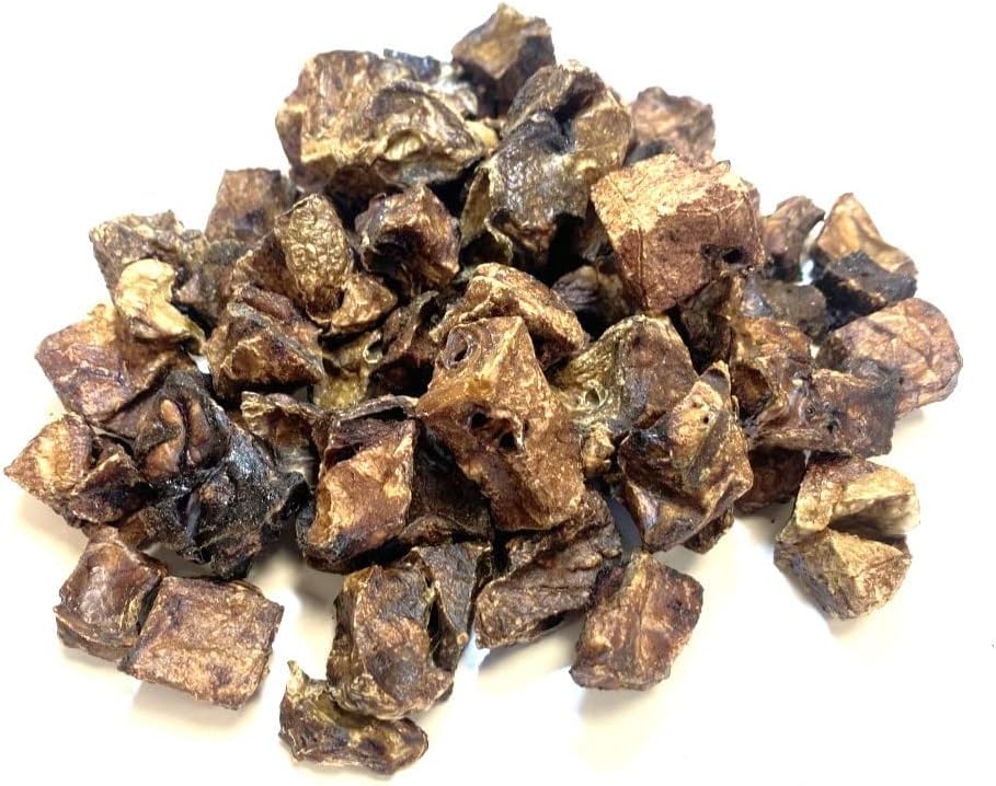 Small Puffed Jerky Cubes ( Dried Lung ) 100g Natural Dog Treats Chews Great Training Aid CLS