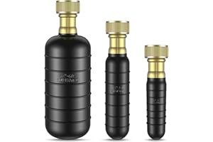 Fosenlion 3 Pcs Drain Bladder Kit, Drain Cleaning Bladder Fits 1" to 6" Pipes, Rubber Drain Bladder Unclogger for Bathroom Sinks, Showers, Swimming Pool Drains, Kitchen Sinks and Main Drains