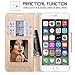 FYY Leather Case with Mirror for iPhone SE Case 2022 (3rd Gen)/iPhone SE Case 2020 (2nd Gen)/iPhone 7 Case/iPhone 8 Case 4.7