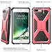 i-Blason Case for iPhone 7 Plus/ 8 Plus 2017, Transformer Kickstand Heavy Duty Dual Layer Combo Holster Cover case with Locking Belt Swivel Clip (Pink)