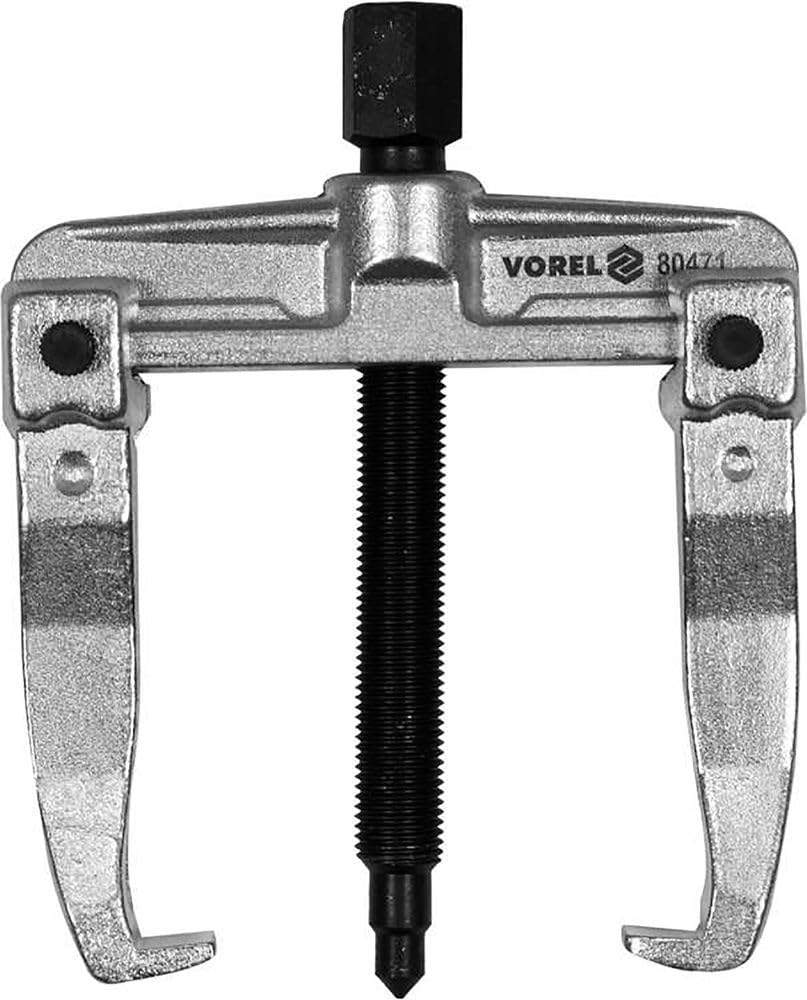 Vorel Universal Puller Tool 2 Arms, High-Quality Design, Size Choice 75/100/130/150/200 mm Bearing Puller Parallel (100 mm)