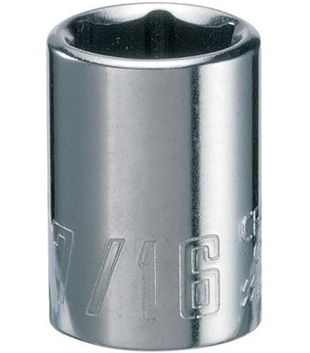 JET 671524 3/8-Inch Drive 24mm 6-Point Metric Chrome Socket – Regular Length, ANSI Spec