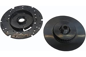 Malish Right Hand Thread Center-Lok II Pad Holder, Black