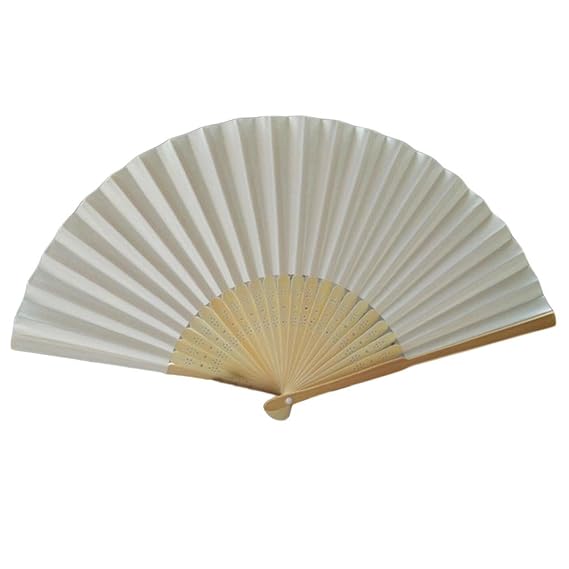 wuayi Papierfächer, faltbar, chinesischer Stil, einfarbig, Bambus, Handfächer, für Tanzen, Cosplay, Hochzeit, Party, Requisit