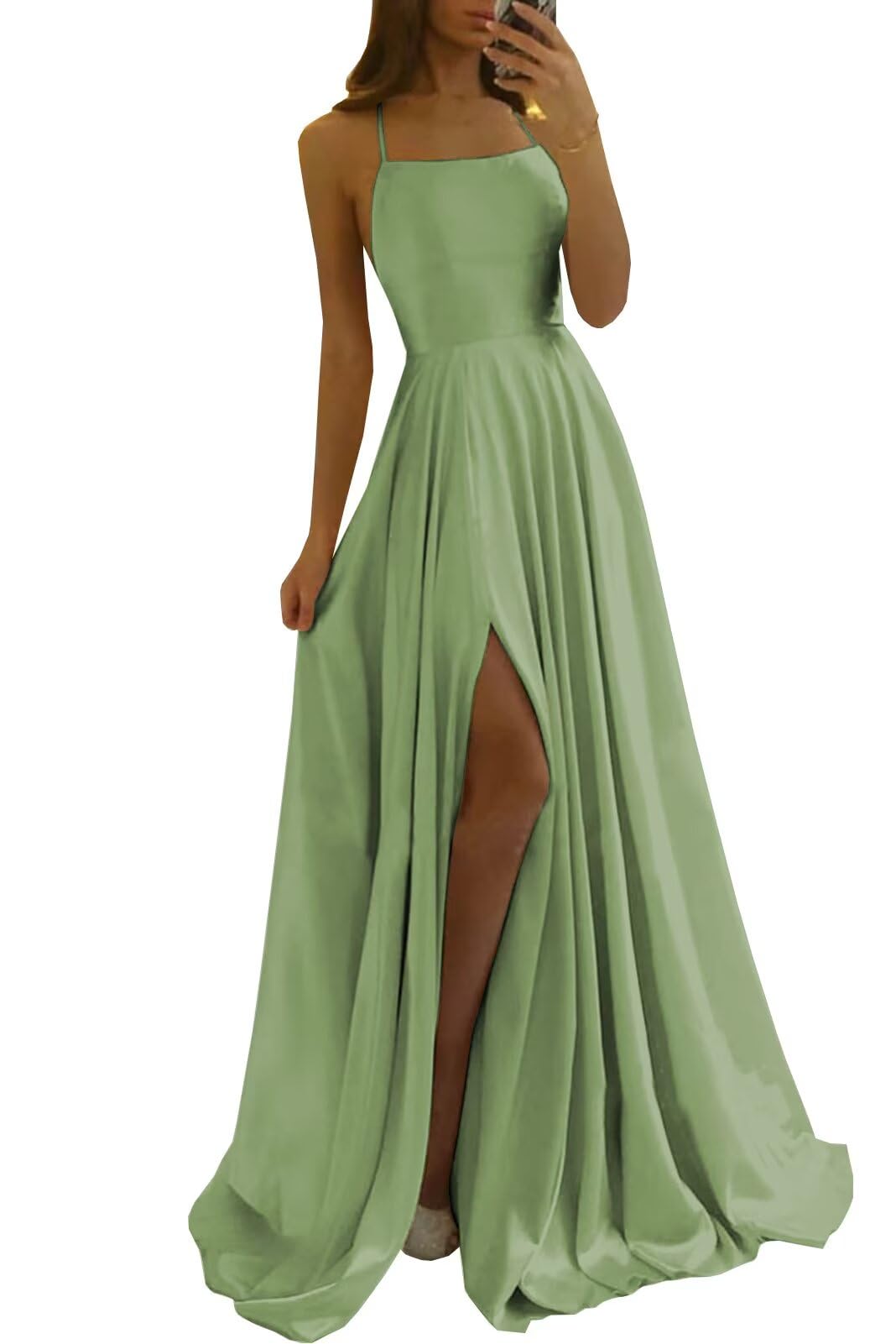 amazon sage green bridesmaid dresses Image 1 of 2 sage green bridesmaid dresses