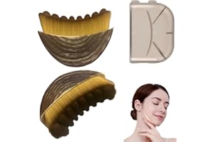 Lymphatic Contour Face Brush,Contour Face Brush for Lymphatic Drainage,Dry Lymphatic Drainage Massager,Ergonomically Designed