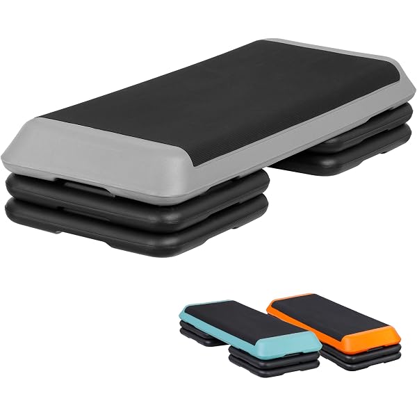Non-slip Exercise Platform Adjustable Step Aerobic Platform - Home Gym ...