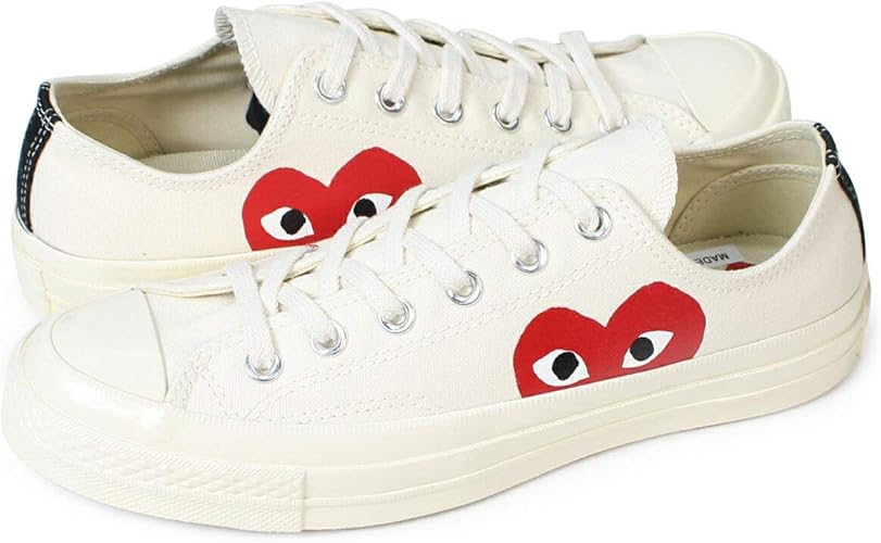 Amazon Comme Des Garcons コムデギャルソン Play スニーカー 1507c Az K111 オフホワイト Us4 0 23 0 並行輸入品 スニーカー