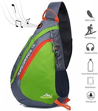 Sling bag with water bottle pocket Clearance