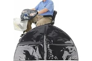 Scooter Tiller Cover, Foldable Mobility Scooter Control Panel Tiller Rain Waterproof Dust Proof Cover Accessory