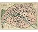 Decorative Wrap 20X28 Paris Map