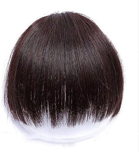Amazon Co Jp 髪の前髪ウィッグ100 目に見えない自然 かつらアクセサリー合成フェイク前髪のヘアピースクリップで6インチクリップ 女性のためのワンピースヘアエクステンション実太い合成かつら Color 6 ホーム キッチン