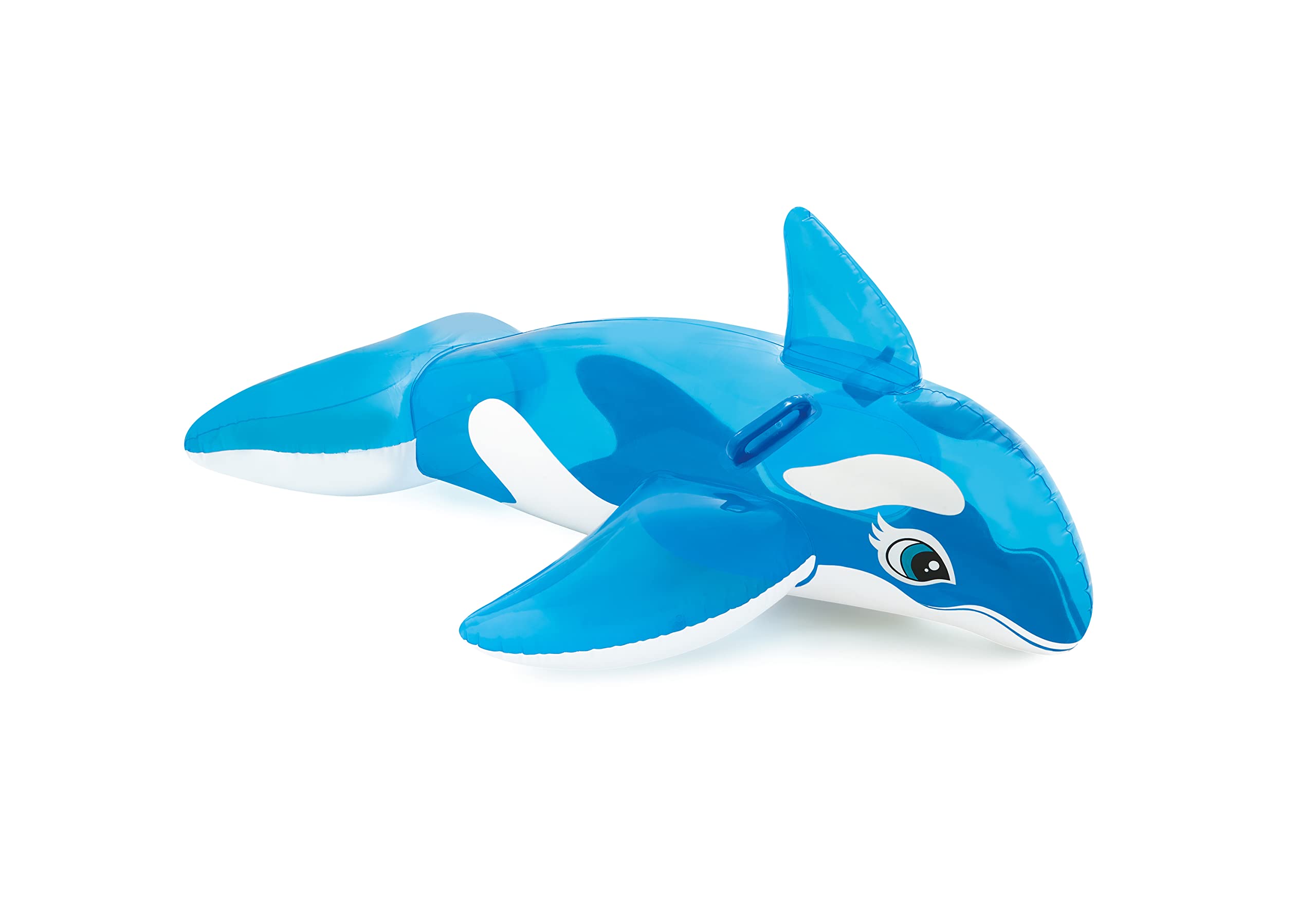 Photo 1 of INTEX Lil' Whale Inflatable Pool Float: Animal Pool Toy for Kids – 2 Heavy-Duty Handles – 88lb Weight Capacity – 60" x 45" – for Ages 3+