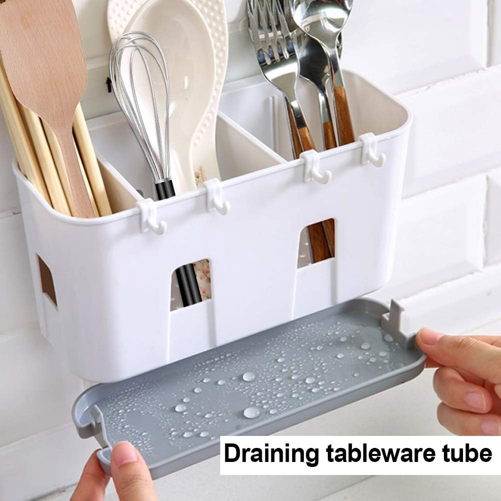 Cutlery Drying Rack Holder Kitchen Utensil Drying Basket Knife and Fork Spoon Drain Holder Sink
