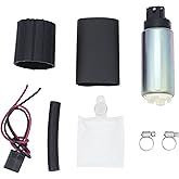 Effoexparts High Pressure 255LPH Electric Intank Fuel Pump Compatible for Walbro GSS342 with Installation Kit