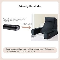ENITYA Reading Pillow for Kids/Teens/Adults, Back