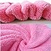 DEARYHOME 1 Pack Microfiber Hair Drying Towel Ultra Absorbent Soft Hair Turban Wrap for Curly & Long Hair, Blue