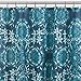 iDesign InterDesign Scroll Medallion Fabric Shower Curtain-72 x 72