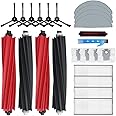 Theresa Hay Accessories for Roborock S8 Pro Ultra Robot Vacuum Cleaner Replacement Parts 22 Packs 2 sets of Main Brushes & 4 Filters & 6 Side Brushes & 4 Mop Cloths & 4 Dust Bags