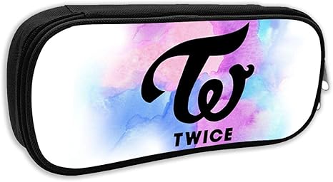 Amazon Co Jp Twice ペンボックス大容量鉛筆バッグ文具バッグ化粧品袋子供の中学校文具収納ギフト ホーム キッチン