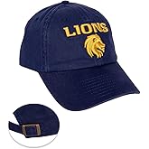 Desert Cactus Texas A&M University Commerce Baseball Hat TAMUC Lions Brimmed Embroidered Hats Cap Adjustable Cloth Strap Adult (Style C)