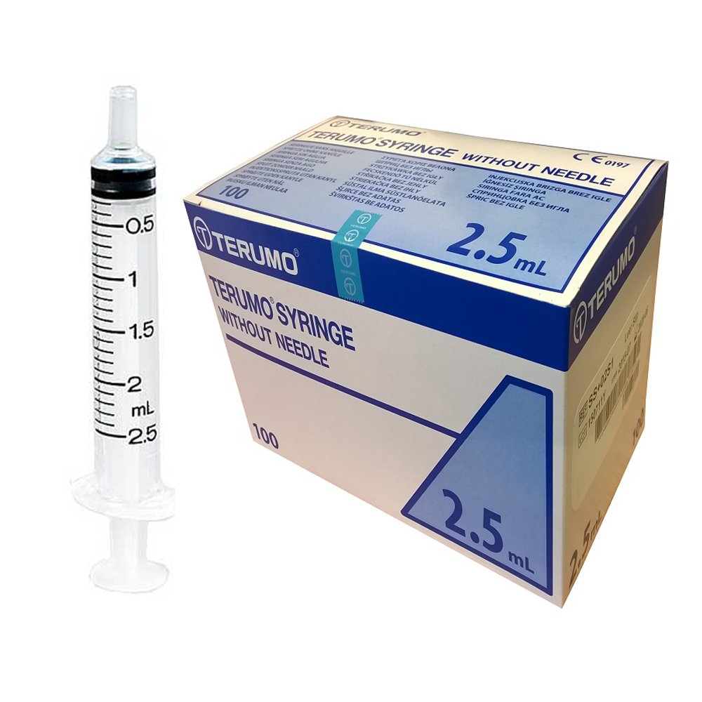 Terumo 2.5 ml Disposable Syringe (Box of 100 ) Amazon.co.uk Business