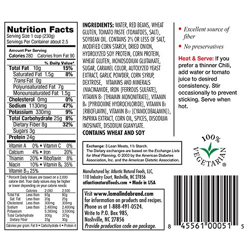 4 Loma+Linda+Vegetarian+Chili+Kosher