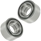TRQ Front Wheel Bearing Set Compatible with 1994-2001 Acura Integra 1992-2005 Honda Civic 1994-1997 Civic del Sol