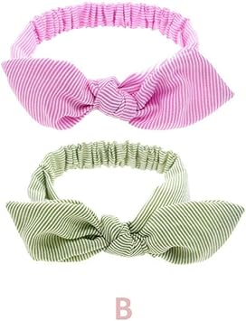 Novago Lot De 2 Bandeaux Serre Tete Bebe Fille 0 8 Ans Elastique Bandeau Avec Design Mignon Seance Photo Reussie Lot 1 Amazon Fr Beaute Et Parfum