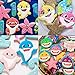 EHEK Baby Cute Shark Cookie Cutters Party Supplies Kids Party Decorations-6PCS