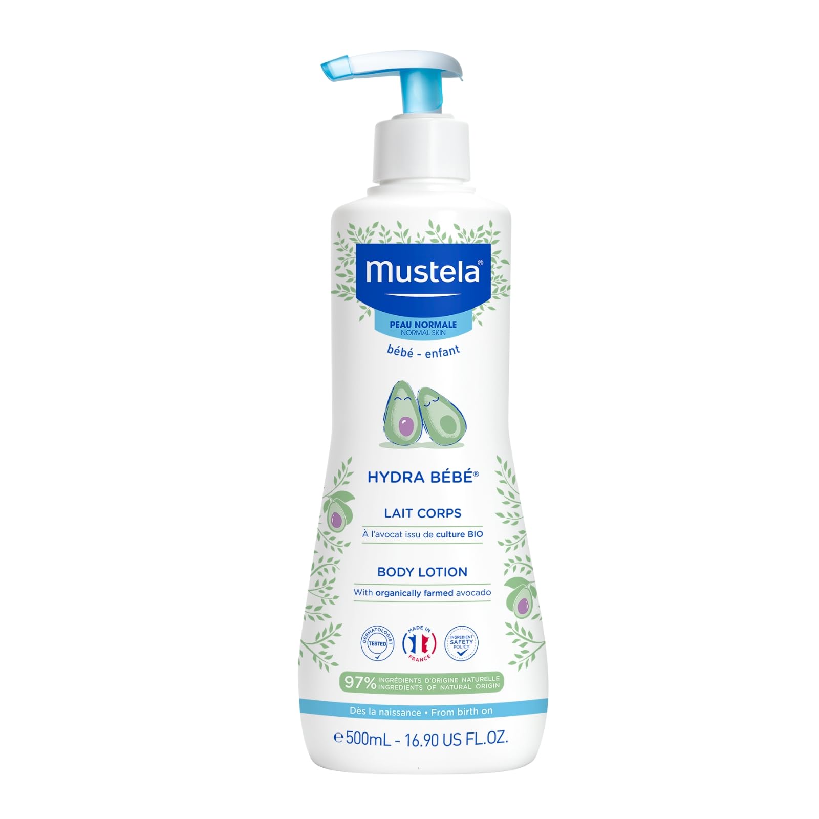Mustela PN HYDRA BEBE LAIT CORPS 500 ML/PN HYDRA BEBE LICHAAMSMELK 500 ML