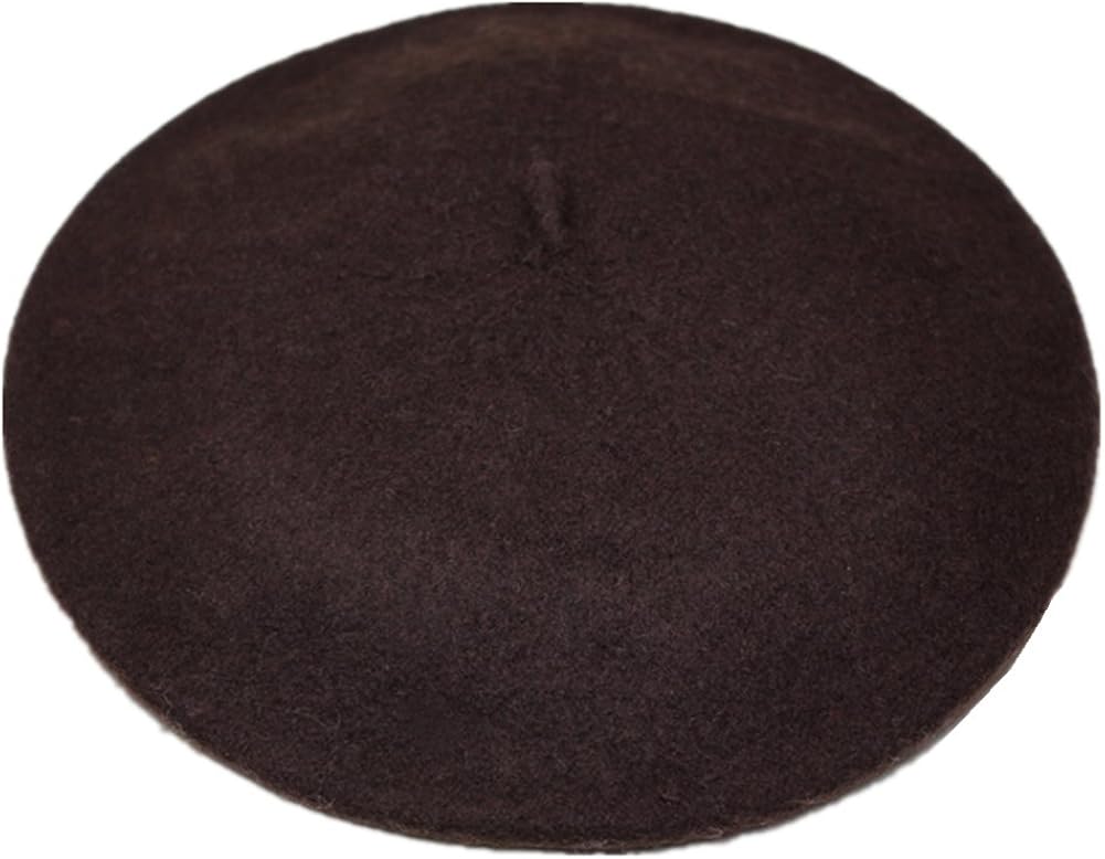 JOYHY Women's Solid Color Classic French Style Beret Beanie Hat Red at  Women’s Clothing store