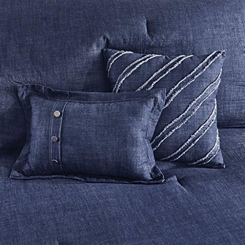 Woolrich Perry Oversized Denim Comforter Set Blue Twin/Twin Xl