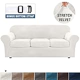 H.VERSAILTEX Modern Velvet Plush 4 Piece High