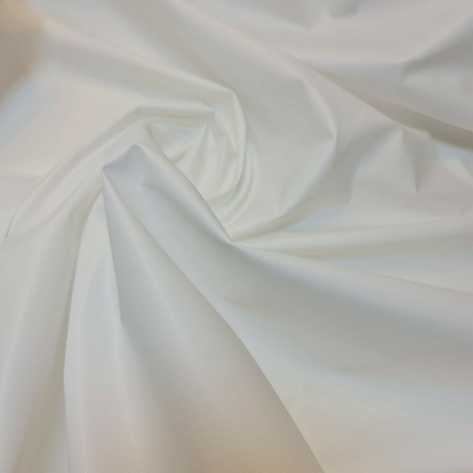 Waterproof Fabric Outdoor Cover Canopy Shower Curtain Material 58" (Pre Cut 1 Meter) (White)