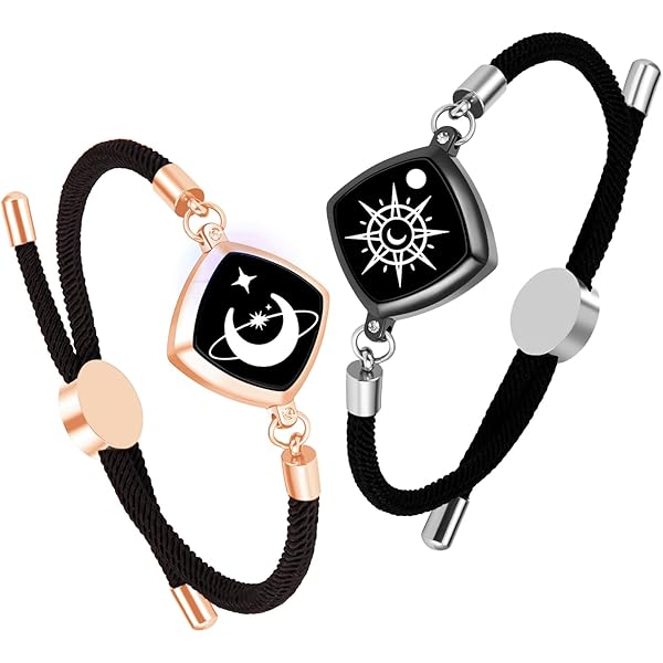 Touch Bracelet Vibrates And Lights Up Long Distance Touch Bracelets For Couples - Vibration & Light Alerts, SOS Feature, Smart Bluetooth Matching Jewelry Bluetooth SOS Emergency Bracelet Touch Bracelet Vibrates And Lights Up Long Distance Touch Bracelets For Couples - Vibration & Light Alerts, SOS Feature, Smart Bluetooth Matching Jewelry Bluetooth SOS Emergency Bracelet