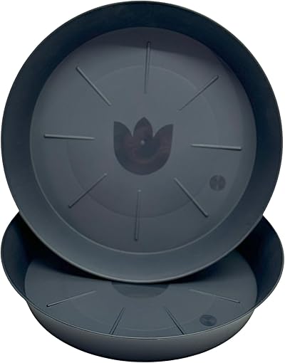 Growcery Plant Pot Saucers 26cm 30cm 35cm 40cm 45cm Heavy Duty Trays