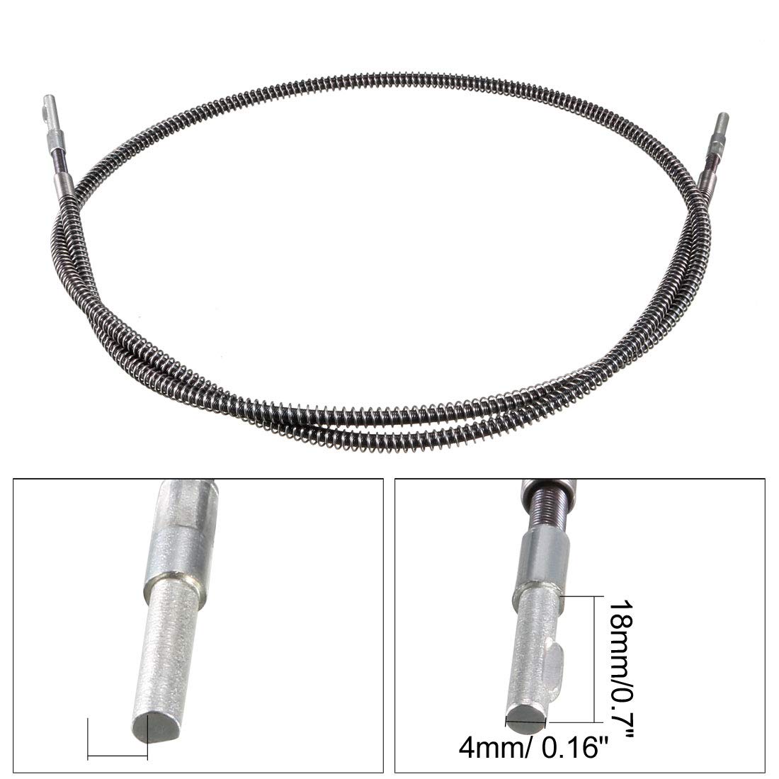 uxcell Flexible Shaft Rotary Tool Flex Shaft Attachment 39 inch
