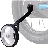 RoyalBaby Training Wheels for 16, 18 Inch Kids' Bikes, Heavy Duty Steel Brackets and Quiet Rubber Tires, Adjustable Height Bicycle Stabilizers, 1 Pair, Black