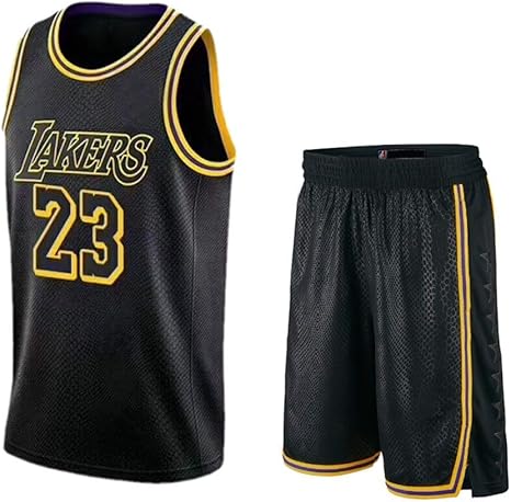 jersey de lebron james lakers negra