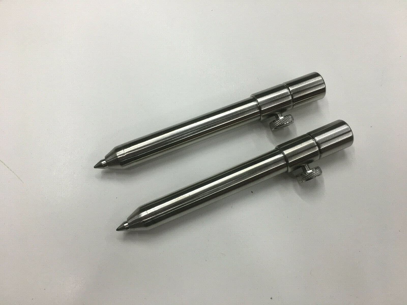 TMC 2 x 16mm diameter Stainless Steel Bank sticks/Goal post 15-25 cm. Carp, Coarse