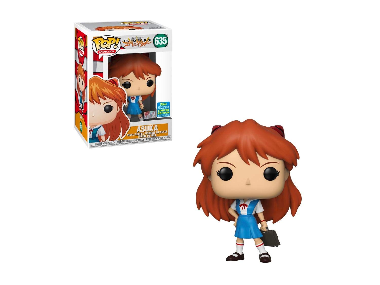 Funko Pop! Evangelion Asuka (School Uniform) 2019 Summer Convention Exclusive Vinyl Figure