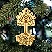 Ornament - Peace on Middle Earth - Raw Wood 4x2in