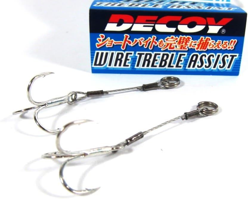 Decoy WA-21 Wire Treble Assist Hook Size L (4) (7391)